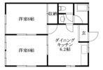 中西コーポの間取り画像