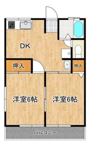 シティハイム高橋の間取り画像
