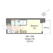 S-RESIDENCE上新庄beatの間取り画像