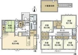 植田山1丁目戸建の間取り画像