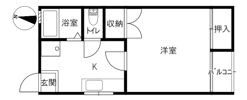 LEAP田上の間取り画像