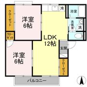 セジュール土居田 A棟の間取り画像