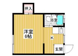 白鳩荘Bの間取り画像