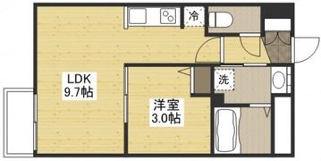 月光矢賀ソレイユサイド参番館の間取り画像