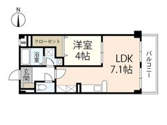 AMBITIOUS高志の間取り画像