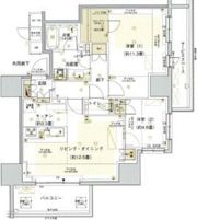 ウエリス覚王山法王町の間取り画像