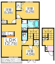 ハイネス郡家の間取り画像