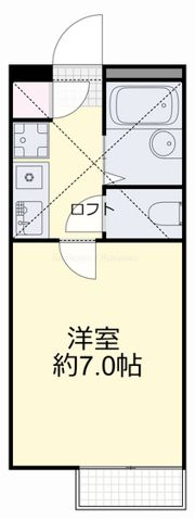 アップルハウス十日市の間取り画像