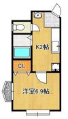 STY－1マンションの間取り画像