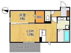 MER行事 A棟の間取り画像