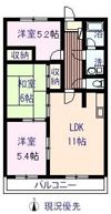 SATOビル三吉5の間取り画像