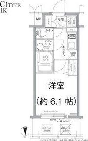エスリード江坂アンムートの間取り画像