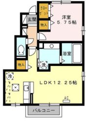 クレストヒルズ B棟の間取り画像