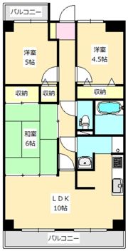 スカール牧野の間取り画像