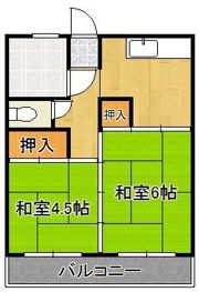 アベニュー片野の間取り画像