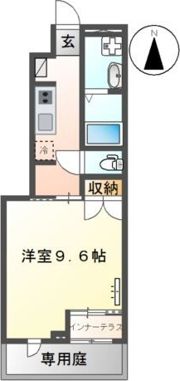 ソレイユ蓮台寺の間取り画像