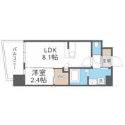 セレニテ難波西アリエの間取り画像