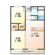 メルローズ札元の間取り画像