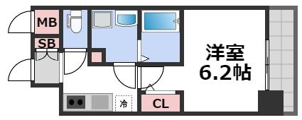 エスプレイス大阪城SOUTHの間取り画像