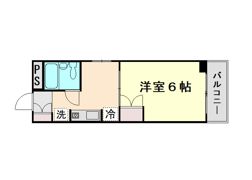 レジデンス六甲の間取り画像