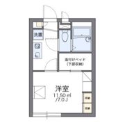 レオパレスグランドゥール横井上の間取り画像