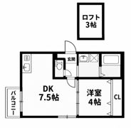 ルミエール西代B棟の間取り画像
