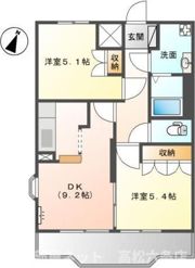 ボヌールの間取り画像