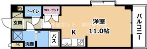 グランシャリオB棟の間取り画像