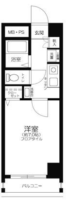 ライオンズマンション三鷹第七の間取り画像