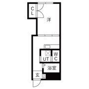 マンション植田の間取り画像