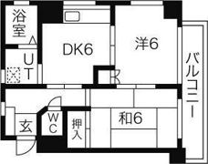 セントラルハイツ駒方の間取り画像