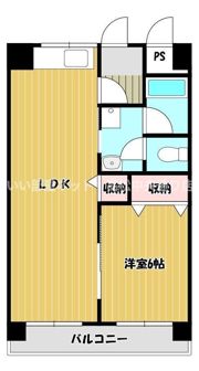 ラフェール高木の間取り画像
