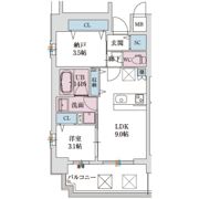 スプランディッド新大阪VIIIの間取り画像