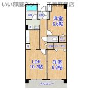 シャトーイノハナの間取り画像