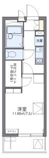 レオパレスティーケー7の間取り画像