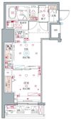 クレヴィスタ板橋の間取り画像