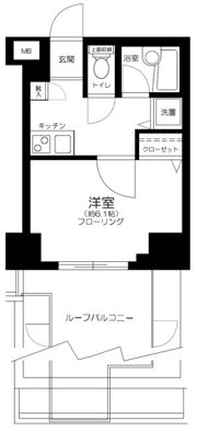 パレステュディオ六本木EASTⅡの間取り画像