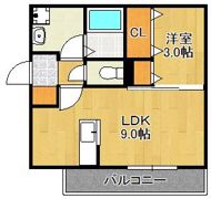 D-room戸畑の間取り画像