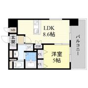 Luxe新大阪Ⅰの間取り画像