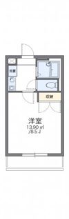 レオパレスヴィラニシオカの間取り画像