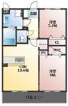 レジデンス平佐西通りの間取り画像