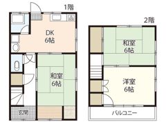 畠山アパートの間取り画像