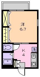 エステートピア中村の間取り画像