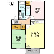セジュール渡邊 C棟の間取り画像