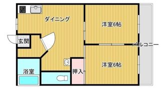 グランハイツ布市の間取り画像