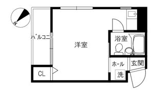 ハイデンス浅の川の間取り画像
