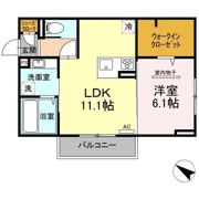 ユニヴェールⅡ B棟の間取り画像