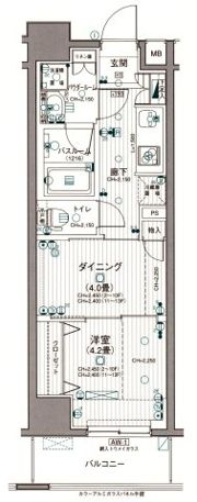 日神デュオステージ浅草三筋の間取り画像