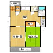 KKレジデンス若栗の間取り画像