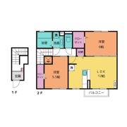 ハウスKの間取り画像